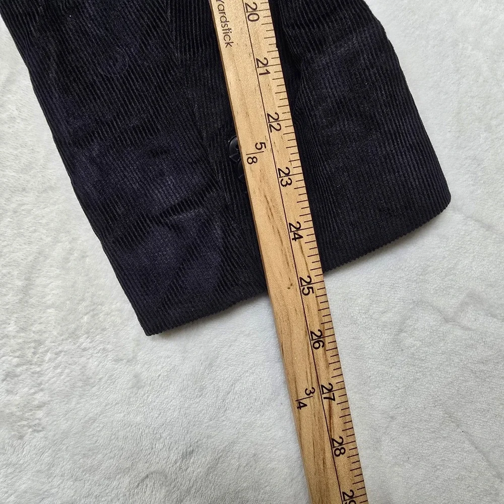 Michael Kors Corduroy Sport Coat Mens 48R 48 Navy Blue Cotton Blazer Jacket NEW